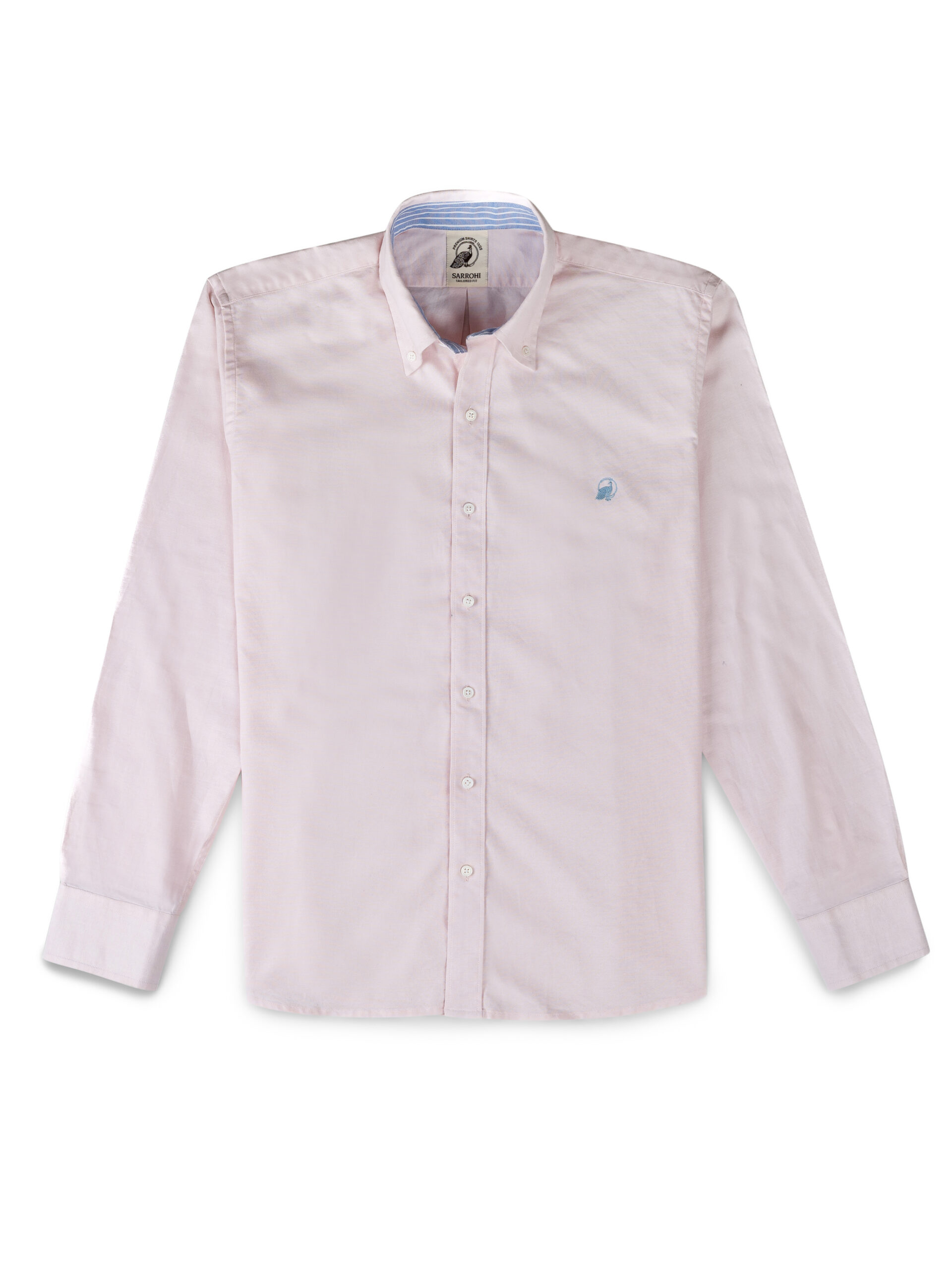 Pink Oxford Summer Shirt Embroidery